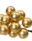 Bubble Bunch Ornaments Matte Light Gold