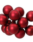 Bubble Bunch Ornaments Matte Oxblood