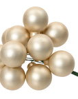 Bubble Bunch Ornaments Shimmery Wool White