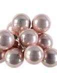 Bubble Bunch Ornaments Metallic Blush Pink