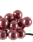 Bubble Bunch Ornaments Metallic Velvet Pink
