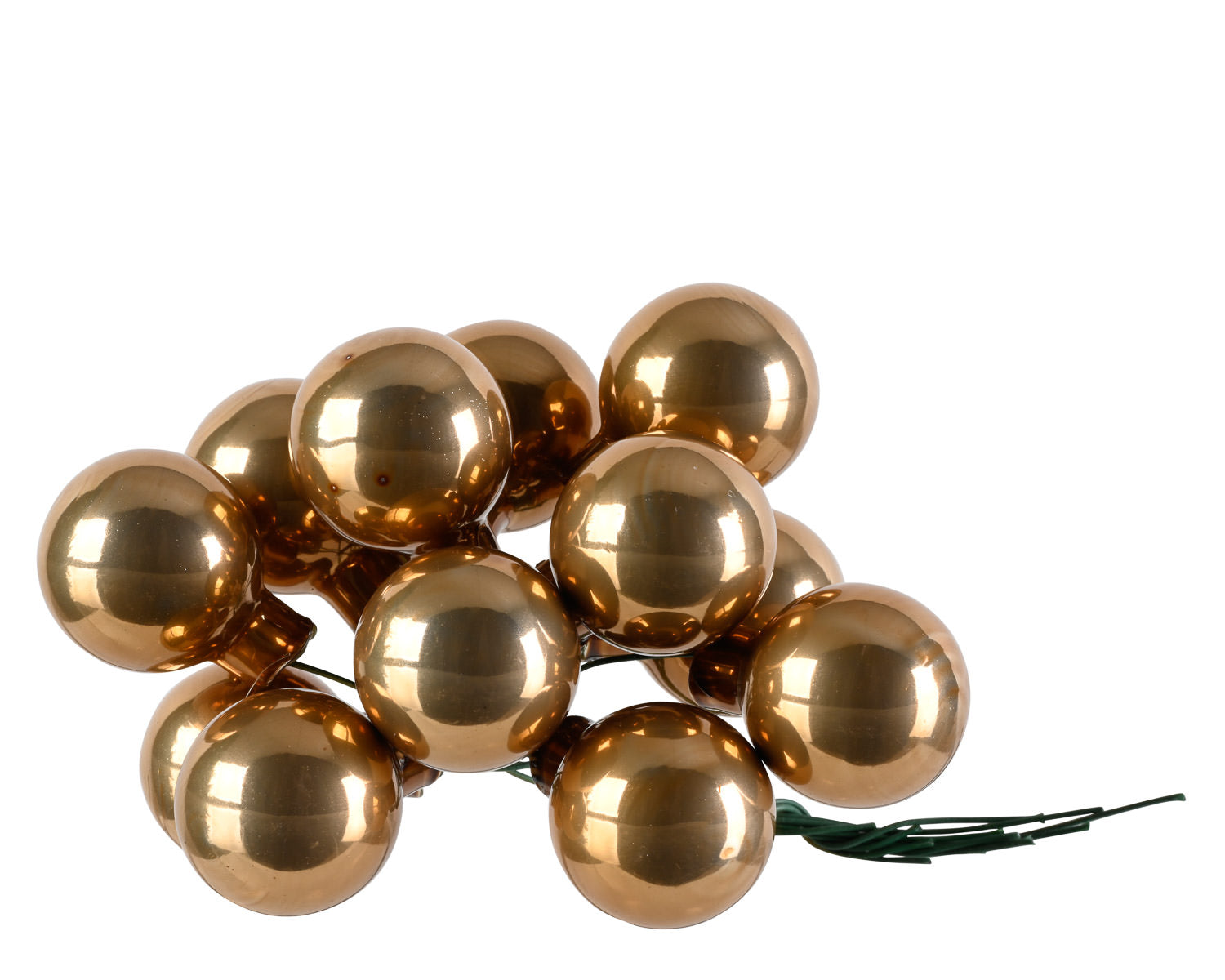 Bubble Bunch Ornaments Gold