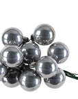 Bubble Bunch Ornaments Silver