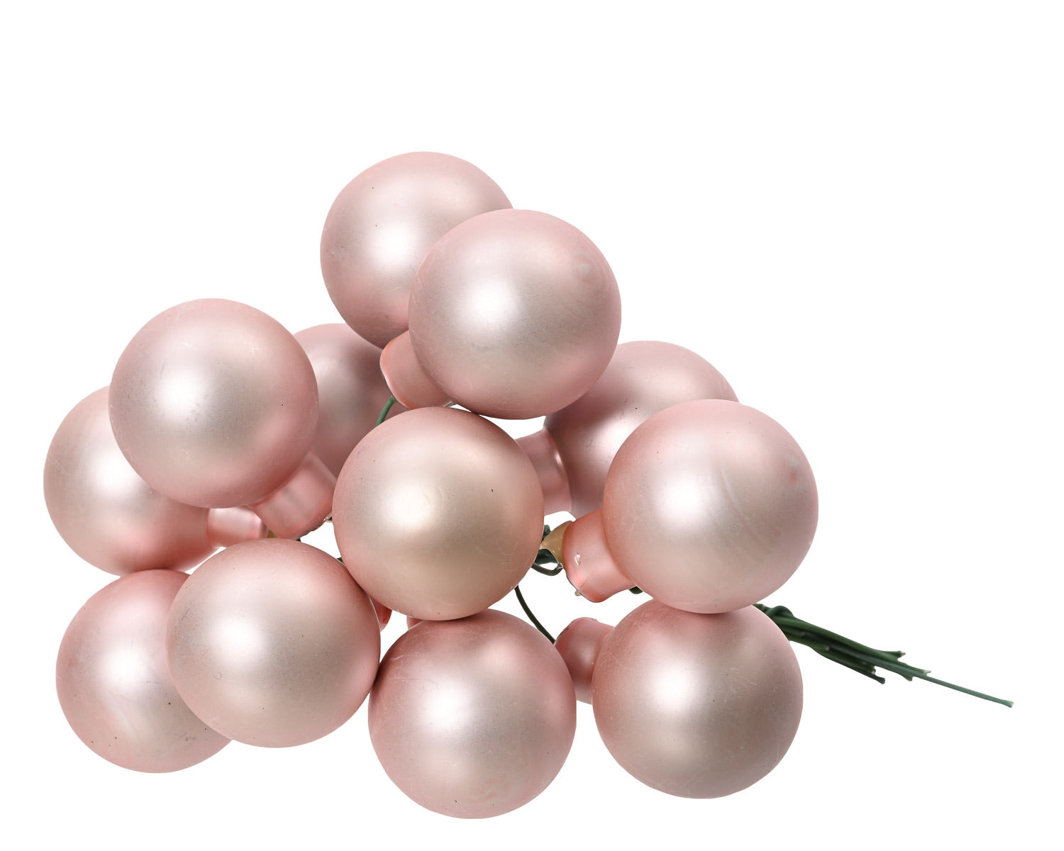 Bubble Bunch Ornaments Matte Blush Pink