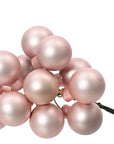 Bubble Bunch Ornaments Matte Blush Pink