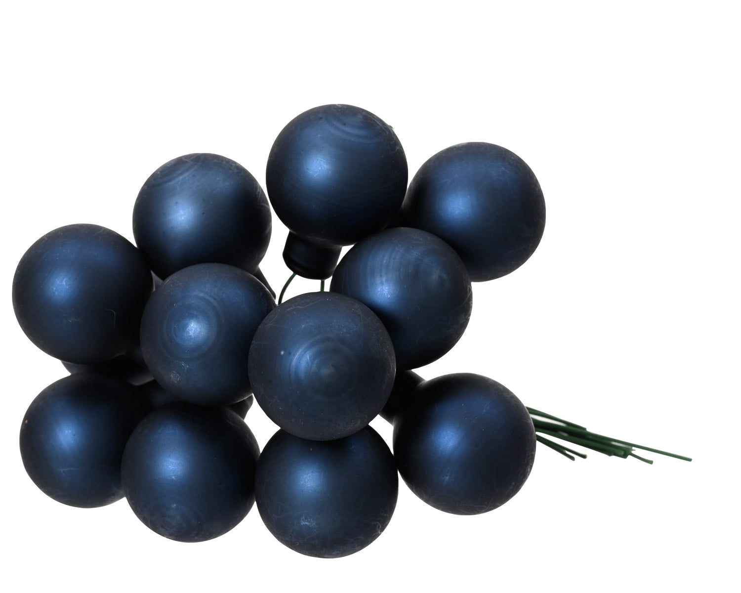 Bubble Bunch Ornaments Matte Night Blue