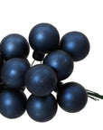 Bubble Bunch Ornaments Matte Night Blue
