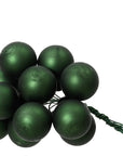 Bubble Bunch Ornaments Matte Pine Green