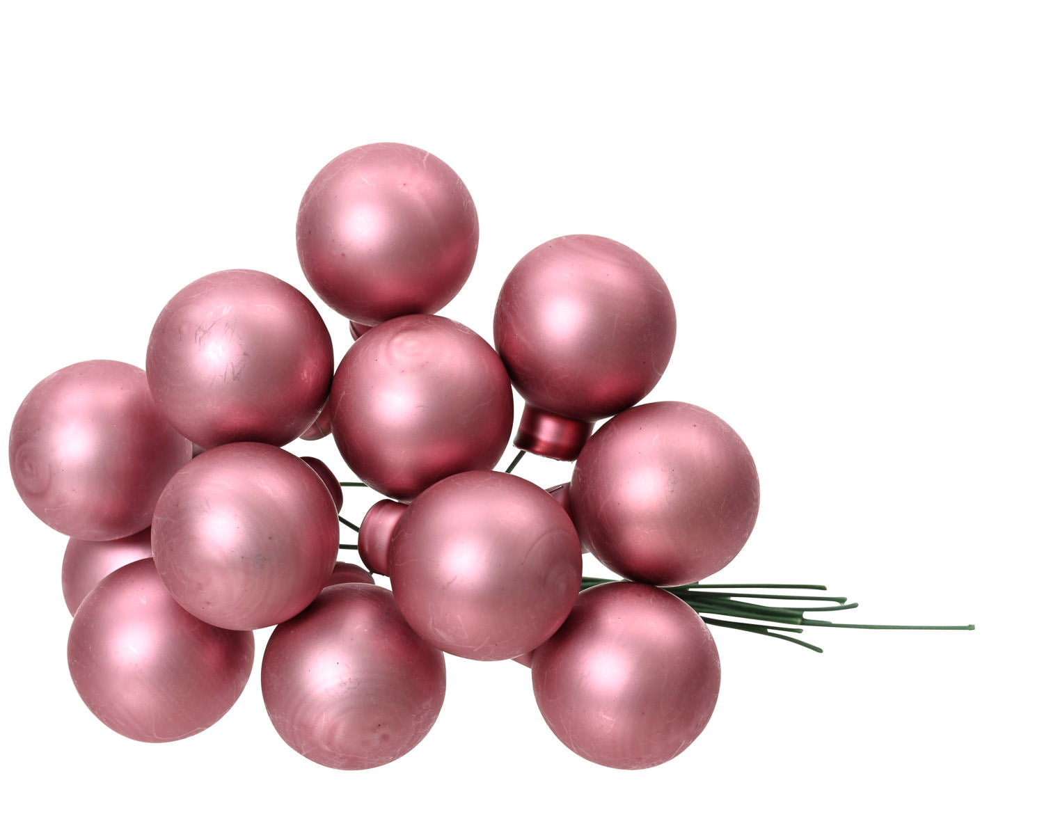 Bubble Bunch Ornaments Matte Velvet Pink