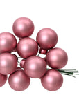 Bubble Bunch Ornaments Matte Velvet Pink