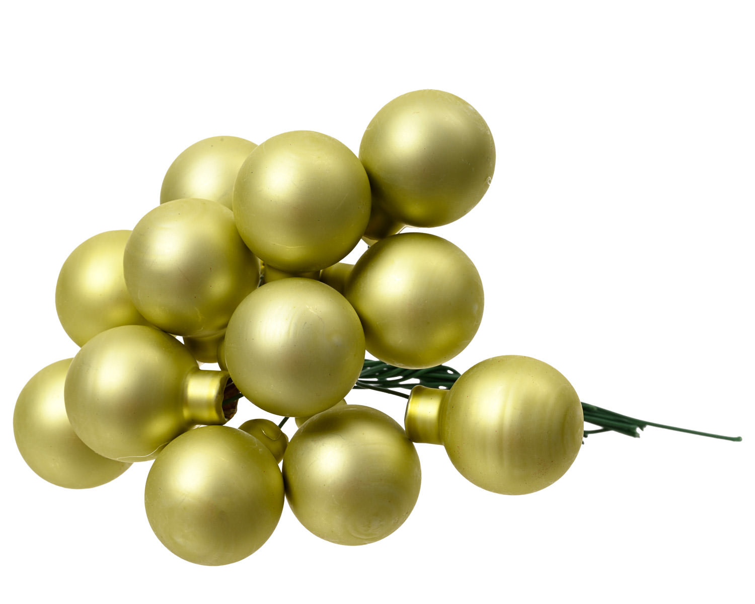Bubble Bunch Ornaments Shimmery Lime