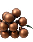 Bubble Bunch Ornaments Matte Ginger Brown