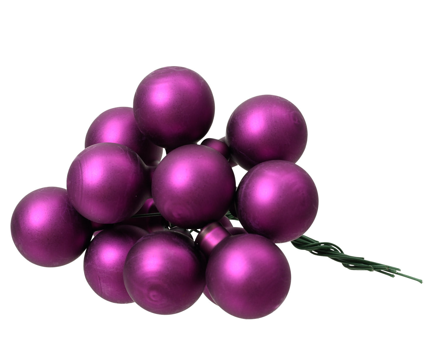 Bubble Bunch Ornaments Matte Violet