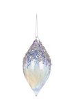 Glass Pearl Ornament Oval