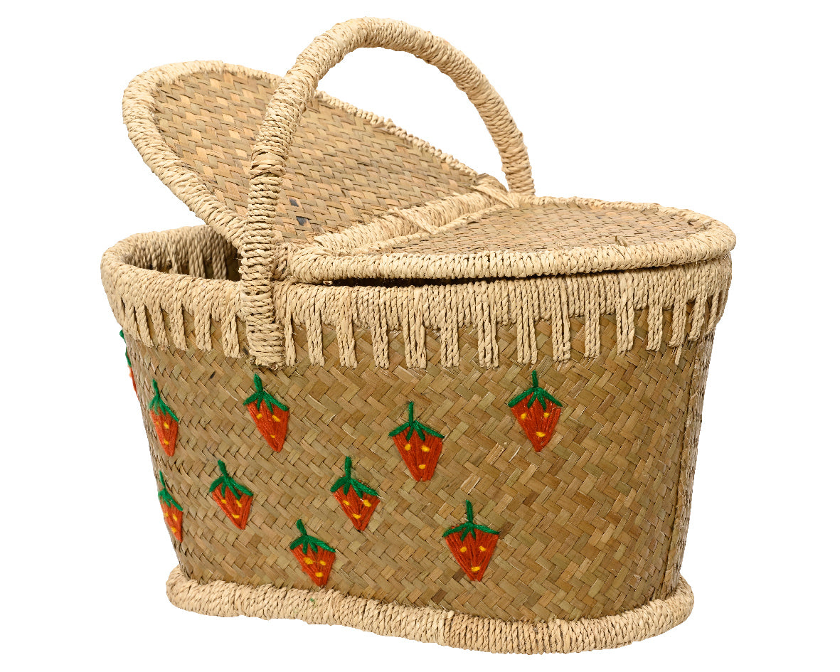 Woven Picnic Basket