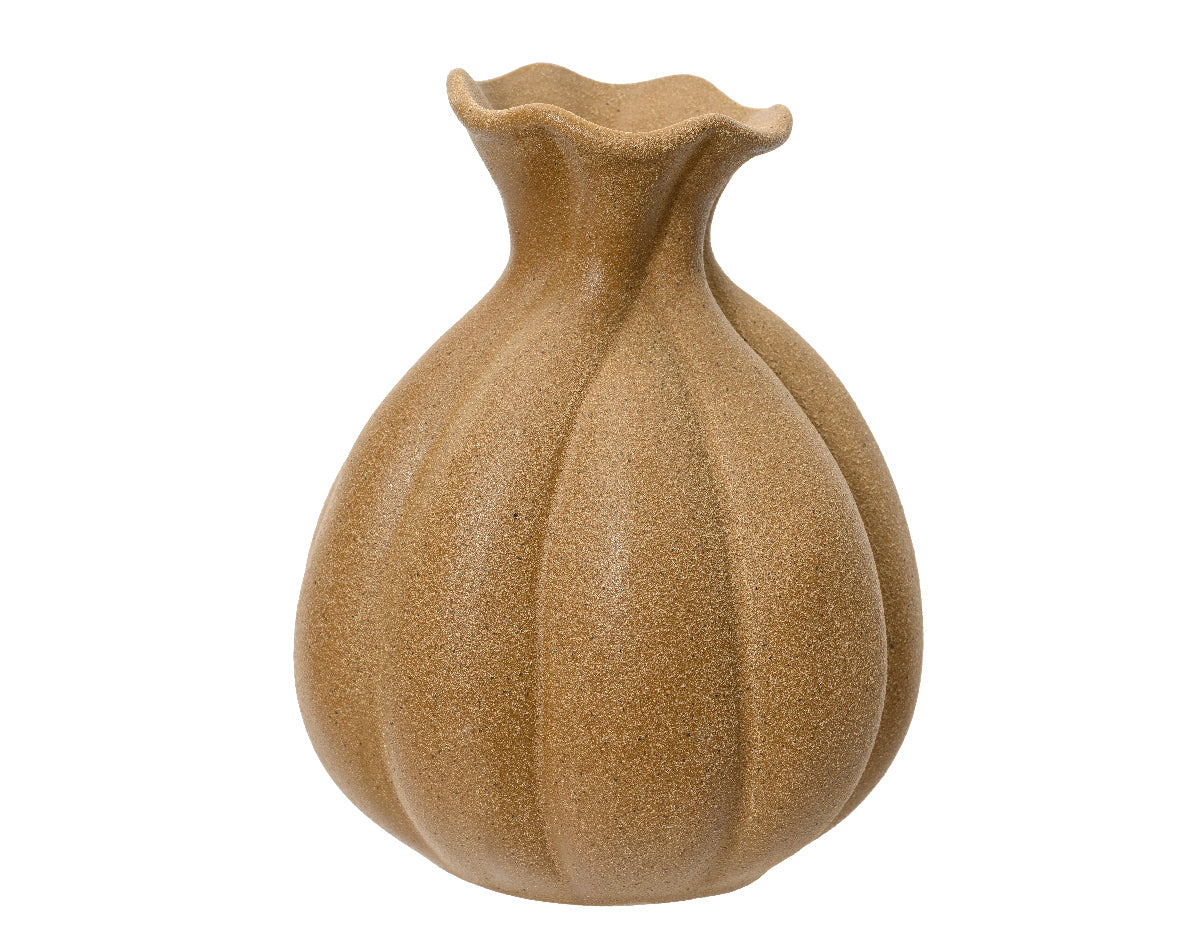 Short Stoneware Vase