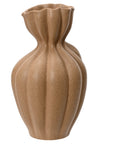Brown Stoneware Vase