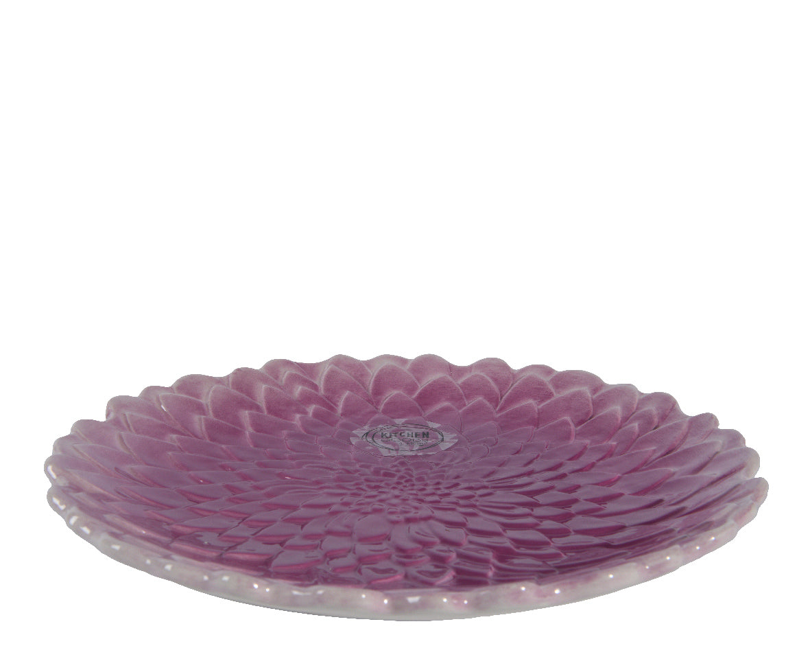 Flower Shape Dolomite Plate