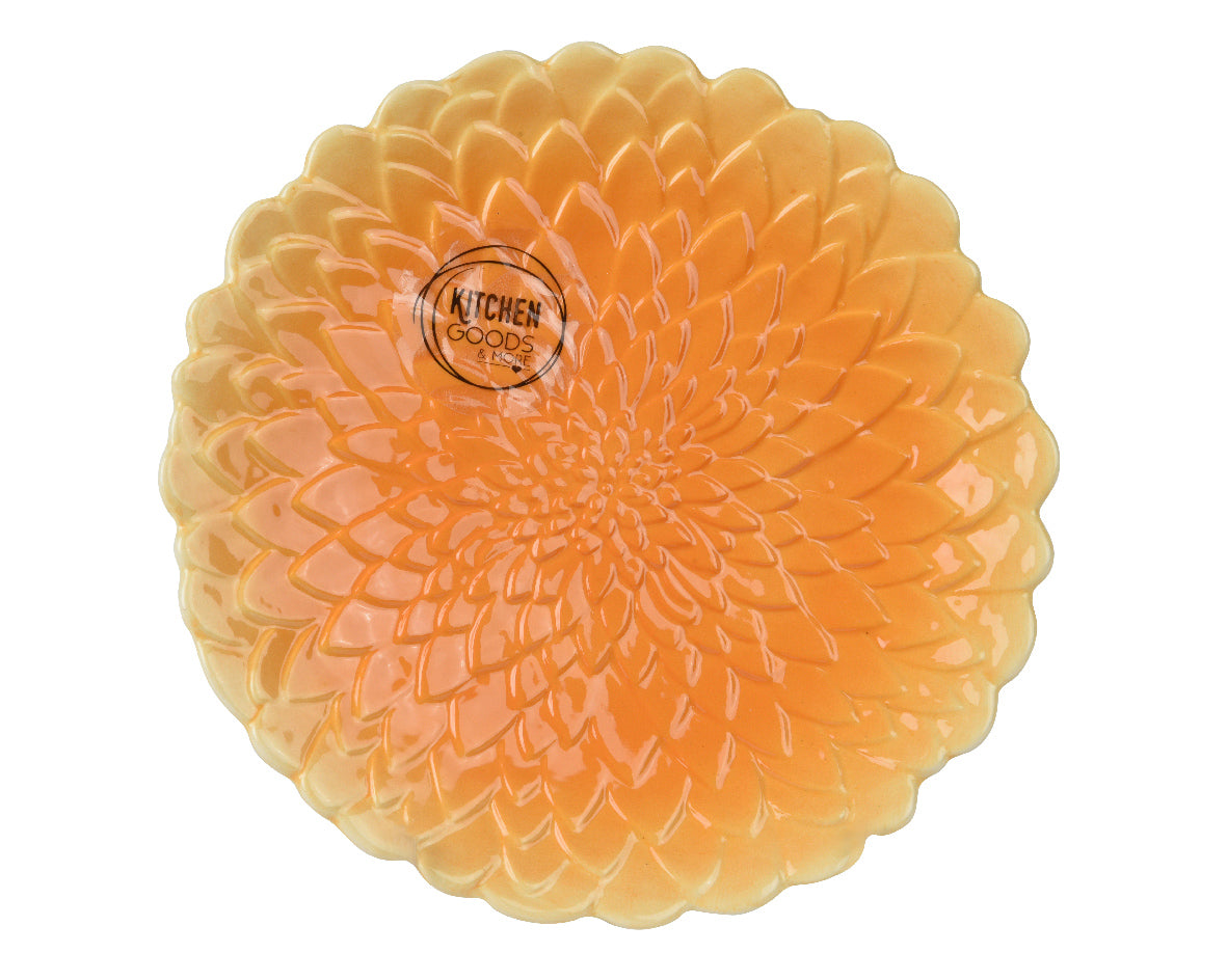 Flower Shape Dolomite Plate Breakfast