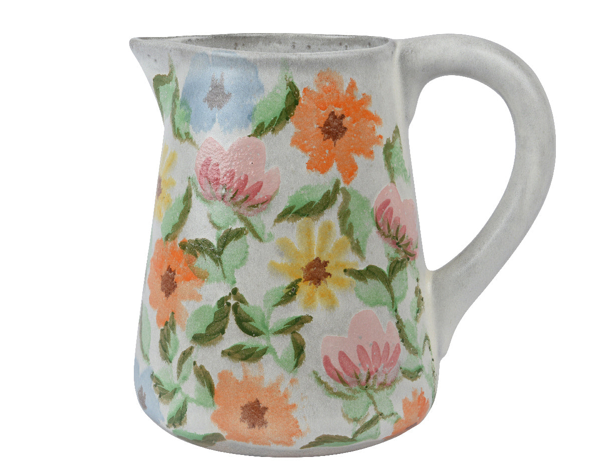 Terracotta Jug 10"H