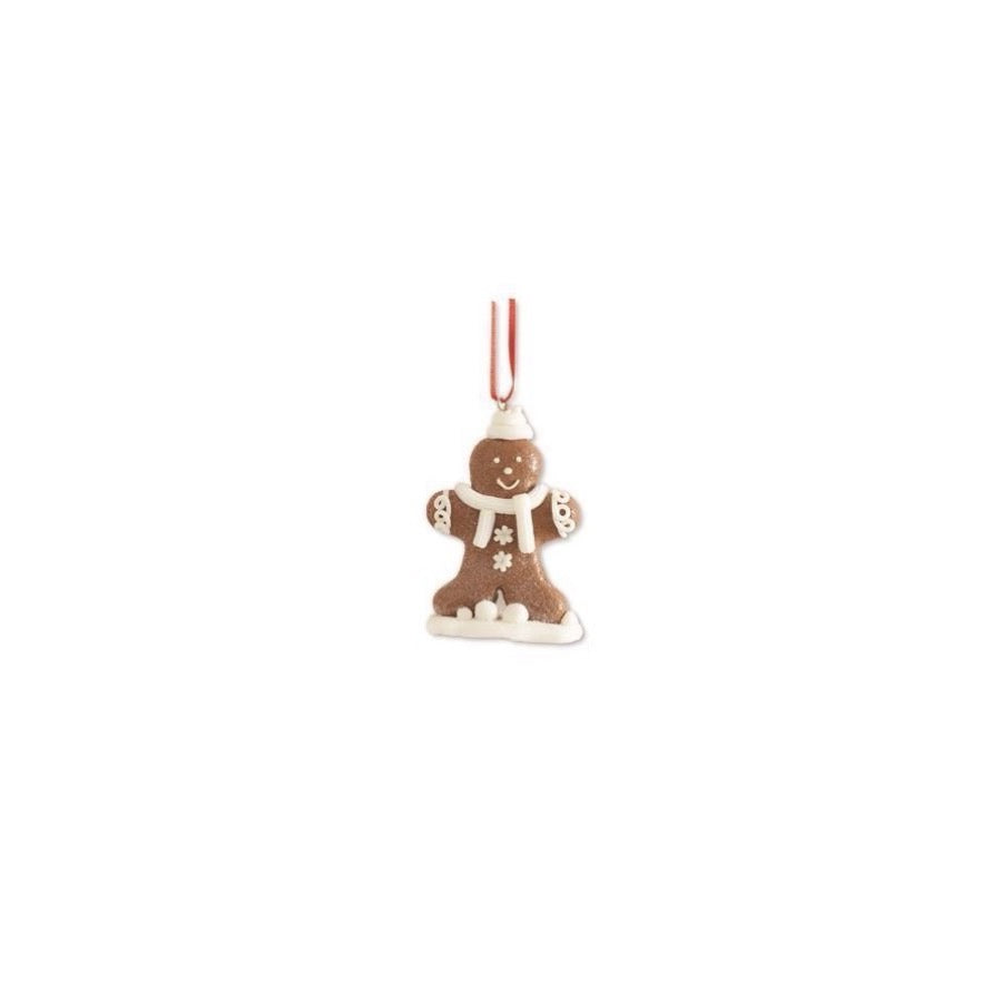 Assorted Gingerbread Cookie Ornaments Star Button