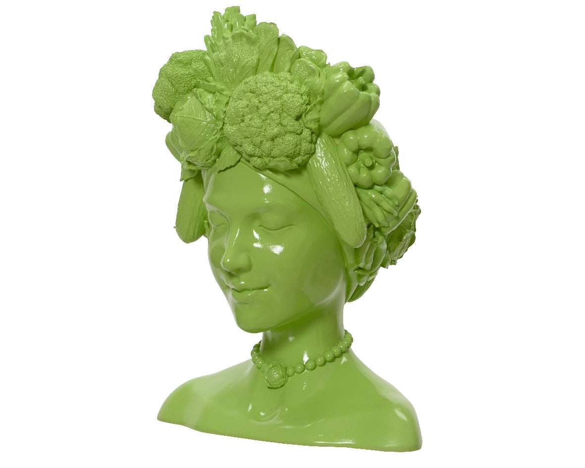 Lady in Green Vase