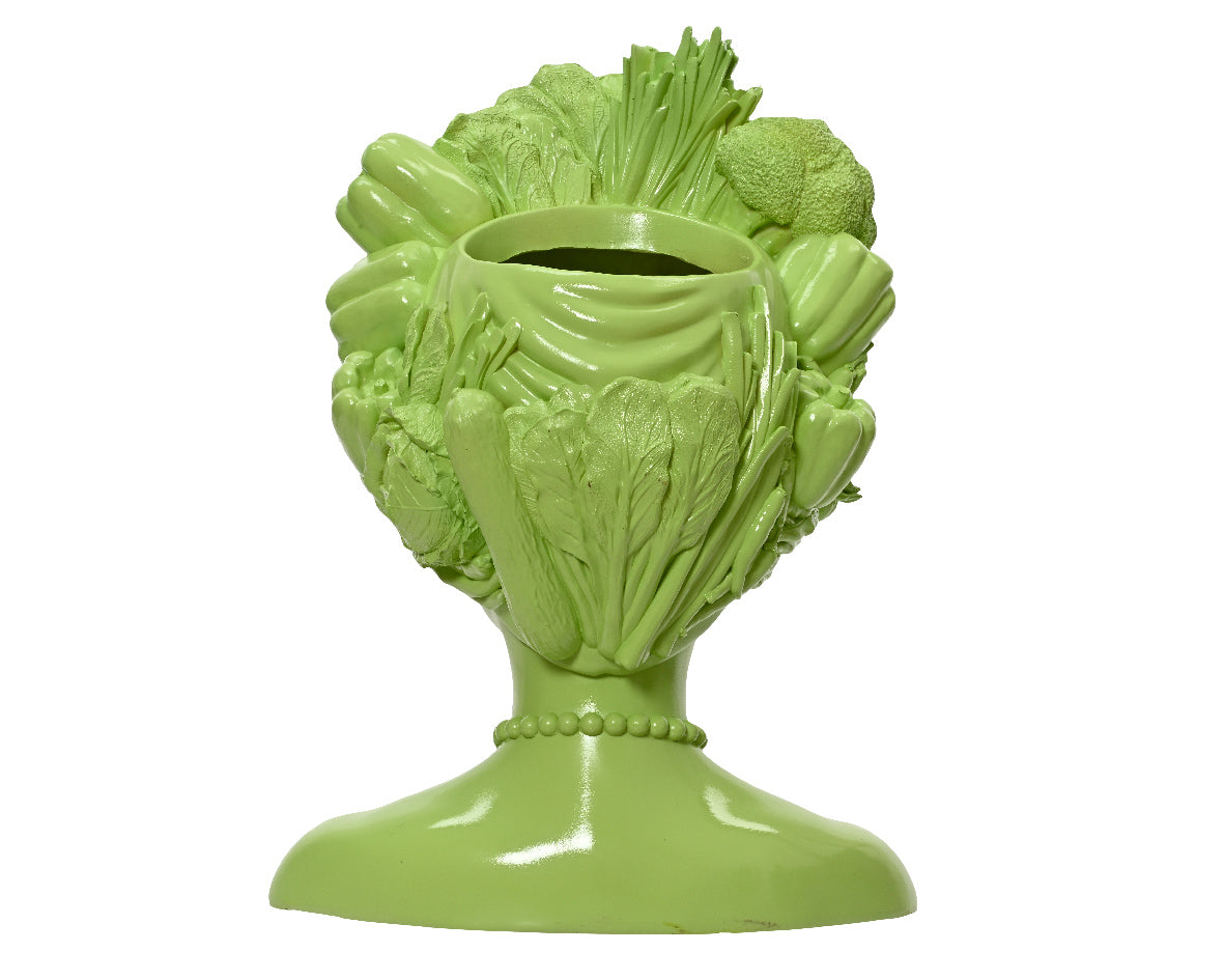 Lady in Green Vase