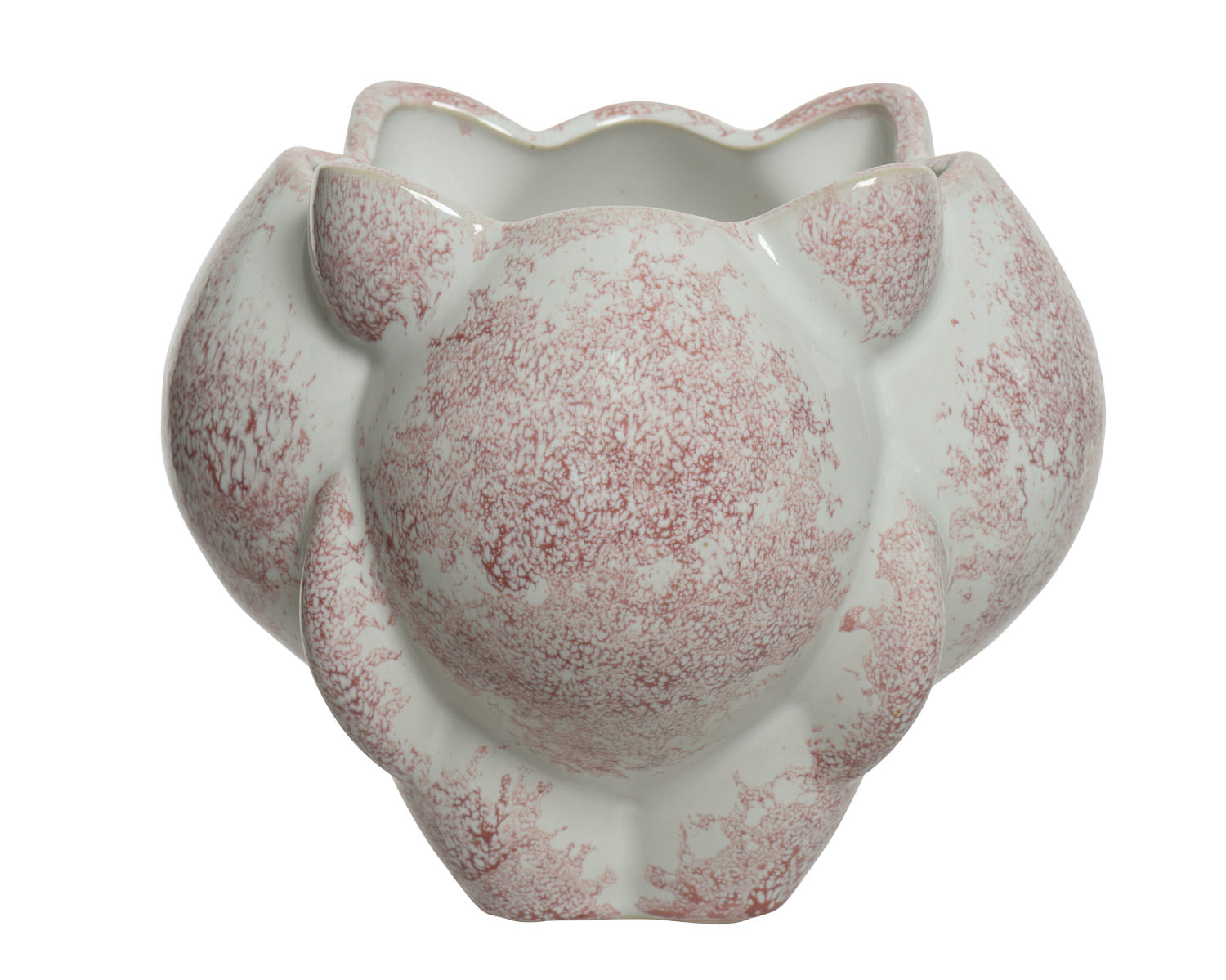 Short Cracked Glaze Vase