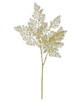 Metallic Maidenhair Fern Spray Gold