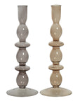 Glass Candleholders