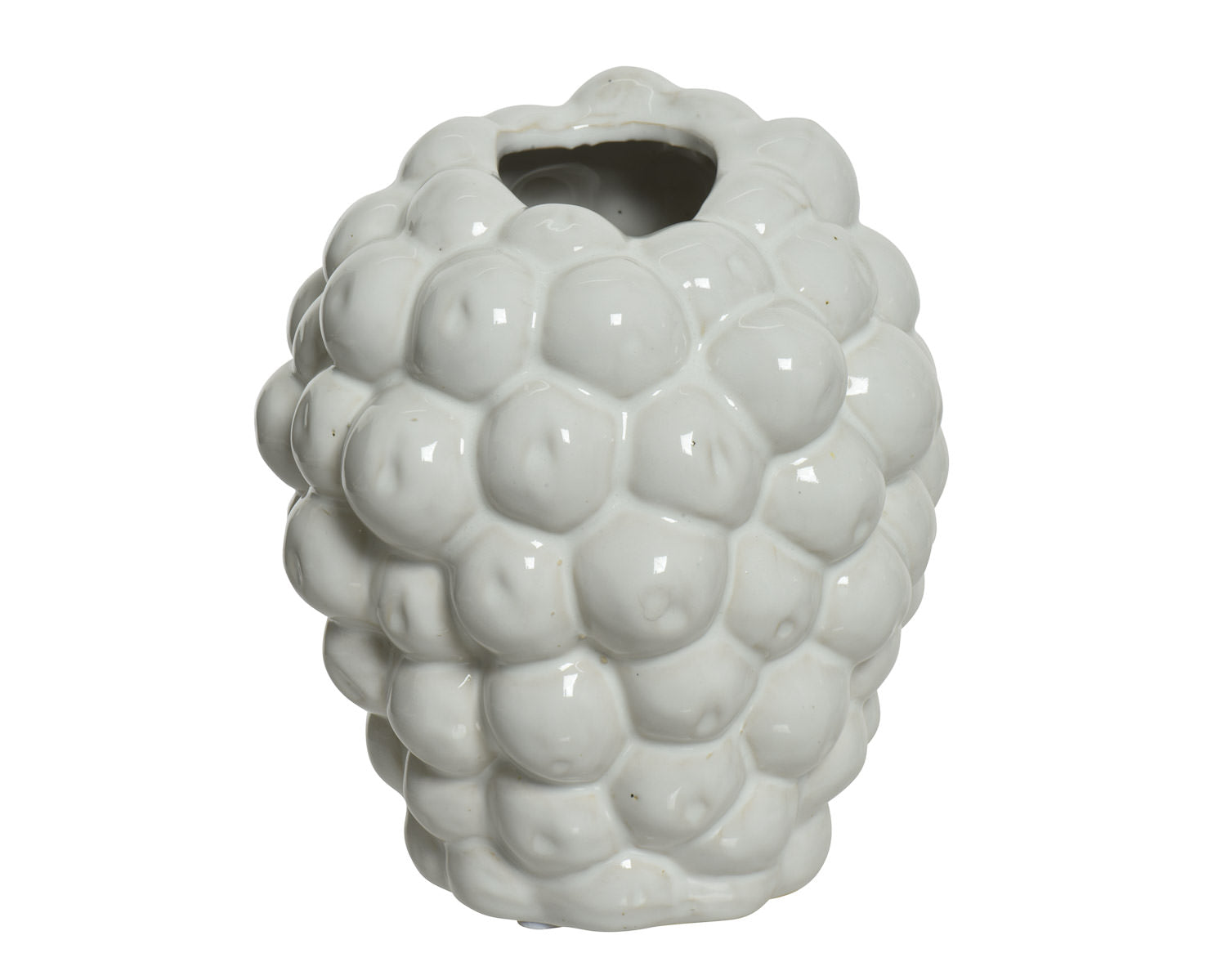 White Ceramic Bubble Vase