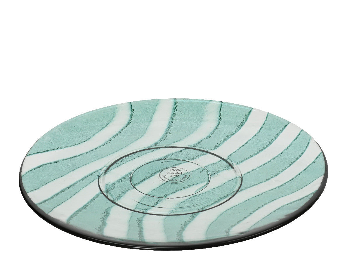 Blue Patterned Plate Dinner