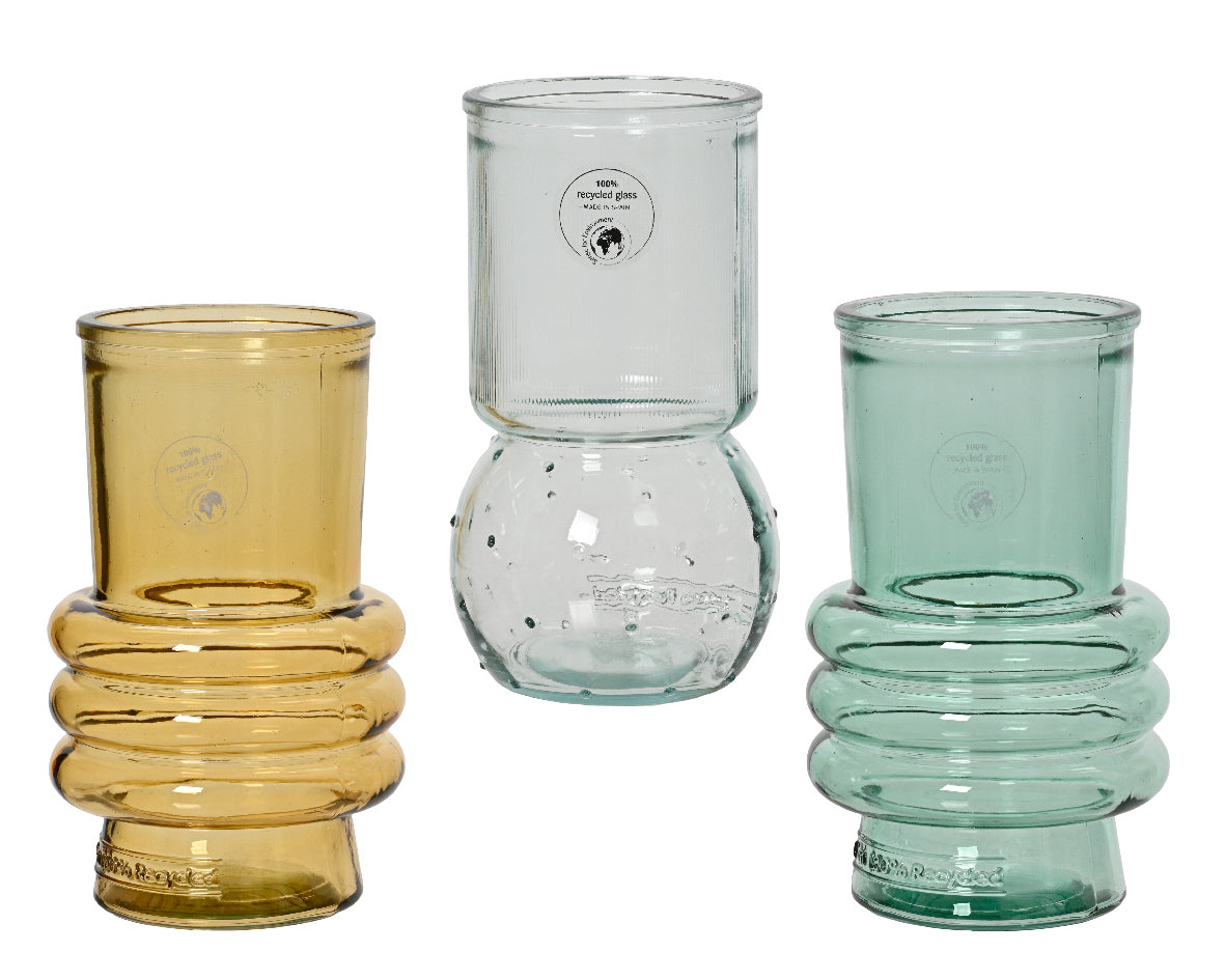 Assorted Glass Vase Set