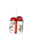 Glass Gift Box Ornament Classic