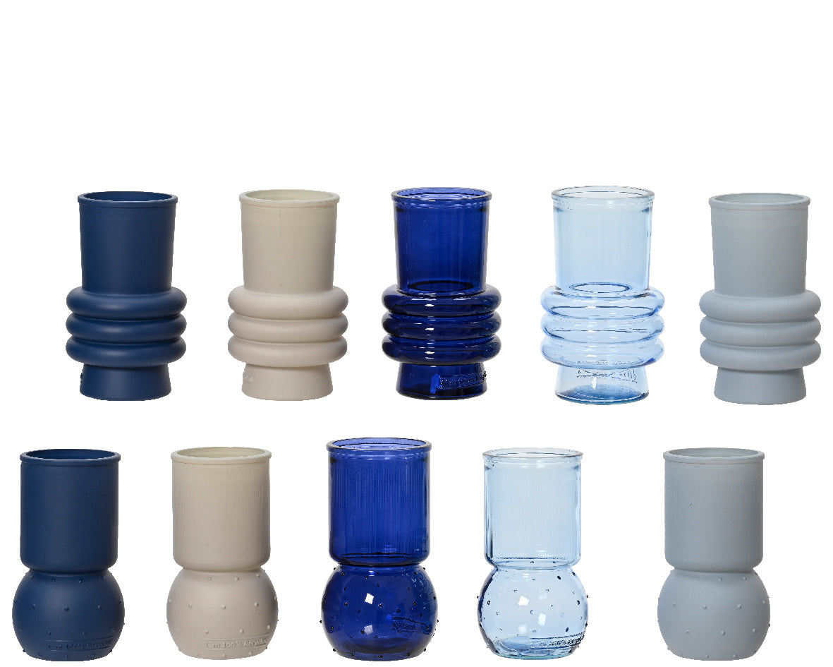 Hues of Blue Vaeses