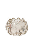 Lotus Blossom Tea Light Holder Clear