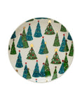 Holiday Tree and Nutcracker Salad Plates Tree Plate