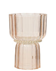 Tall Pink Tealight Holders Peach