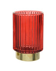 Tea Light Holders in Holiday Colors Red