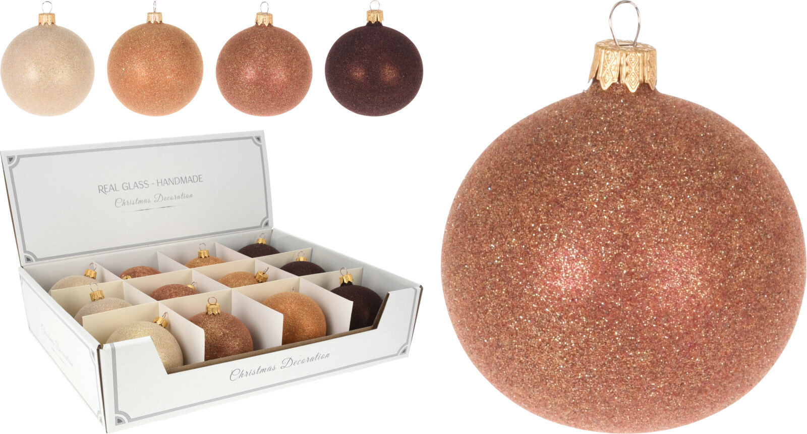 Brown Ornament Set