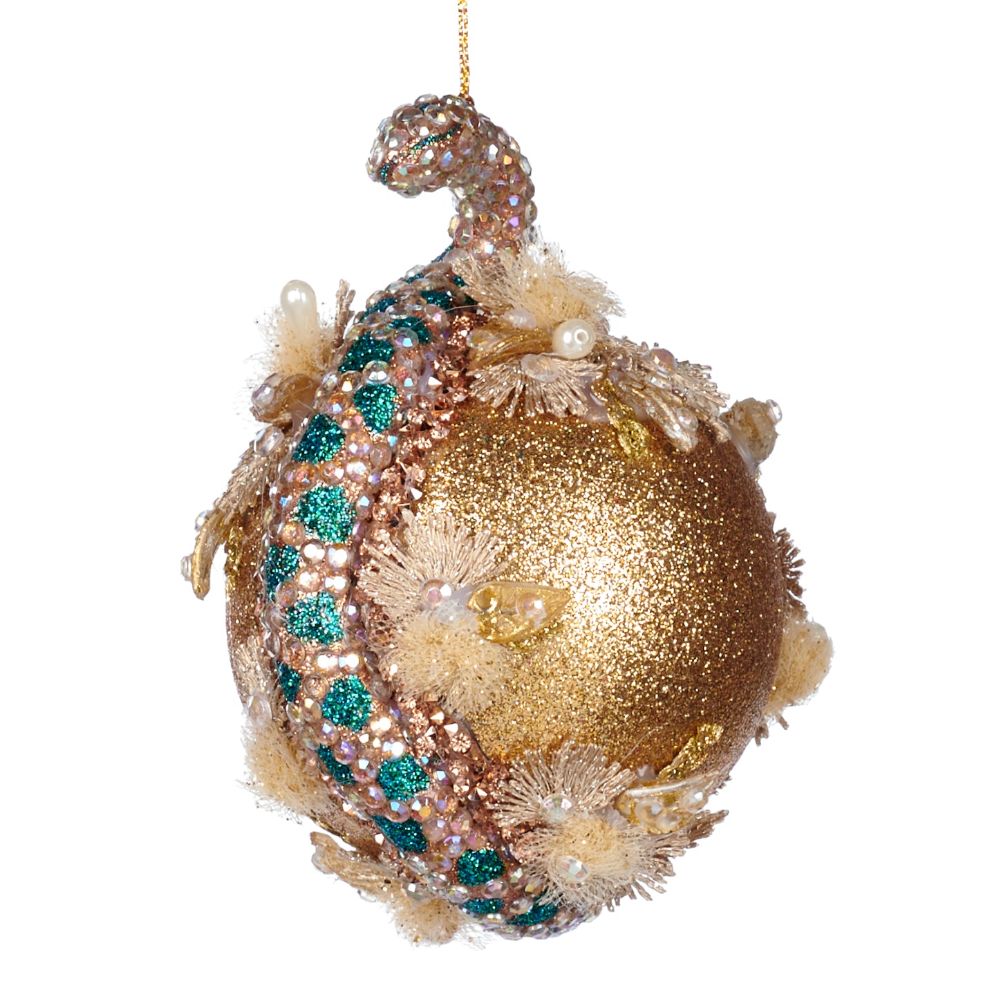 Jeweled Snake Ornament