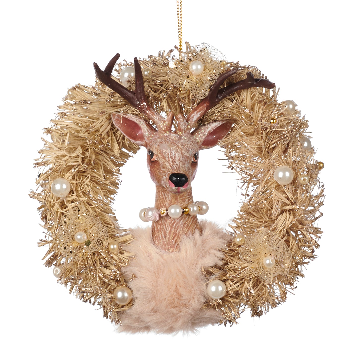 Deer Design Holiday Wreath