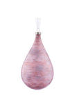 Glass Ornament in Watercolor Pink Ball Drop