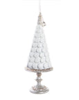 White Candy Cake Ornament Tall Macaroon