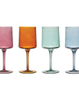 Colored Wine Glasses - Set of 4