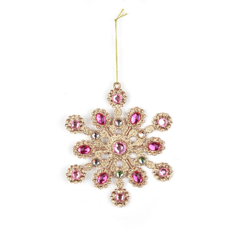 Pink and Gold Jewel Ornament
