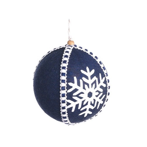 Snowflake Ball Ornament