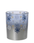 Snowflake Tealight Holders Blue Frost
