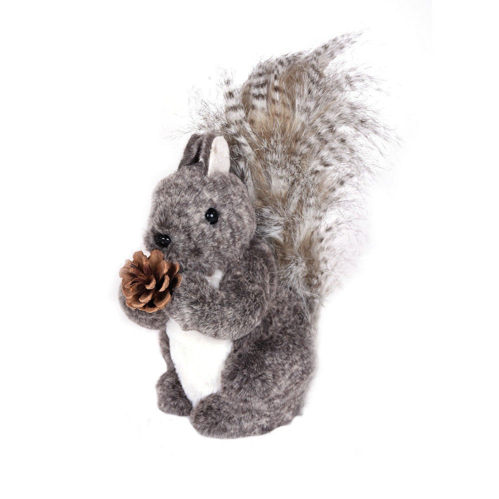 Squirrel with Pinecone 10"