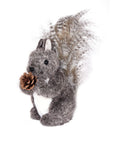 Squirrel with Pinecone 10"